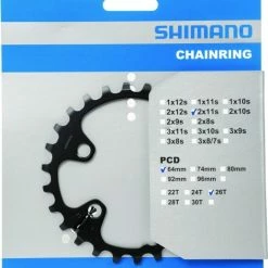 Shimano Kettenblatt Deore FCM5100 26 Z
