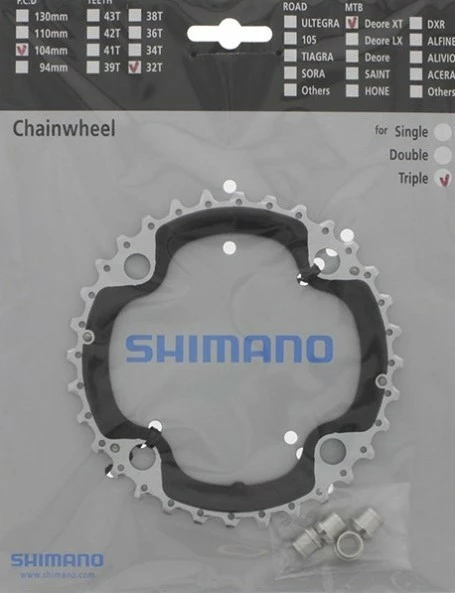 Shimano XT FC-M780 10-fach Kettenblatt 24 / 32 / 42 4 Shimano XT FC-M780 10-fach Kettenblatt 24 / 32 / 42 – Bild 2