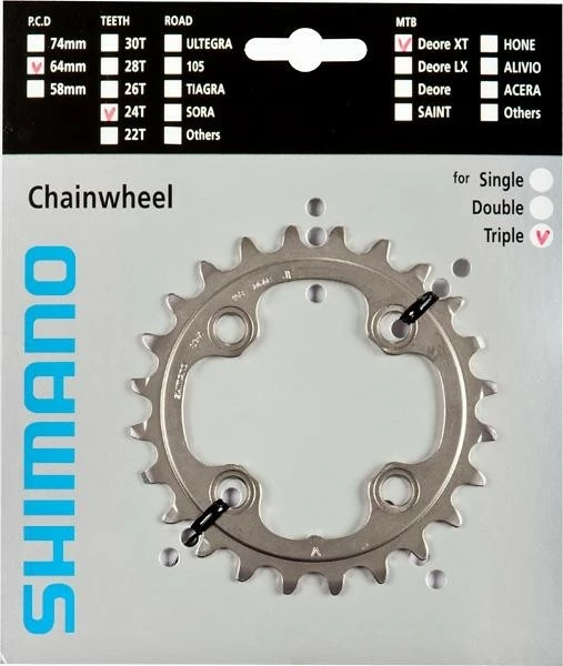 Shimano XT FC-M780 10-fach Kettenblatt 24 / 32 / 42 5 Shimano XT FC-M780 10-fach Kettenblatt 24 / 32 / 42 – Bild 3