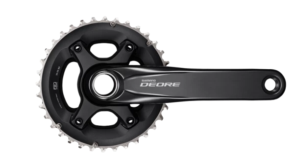 Shimano Deore Kurbelgarnitur FC-M6000-B 2x10 Schwarz 170mm 4 Shimano Deore Kurbelgarnitur FC-M6000-B 2x10 Schwarz 170mm – Bild 2