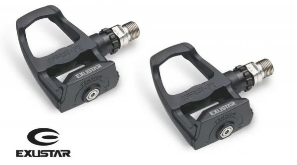 Exustar E-PR100PP Race Rennrad Pedal Schwarz Für Look Keo 3 Exustar E-PR100PP Race Rennrad Pedal Schwarz Für Look Keo