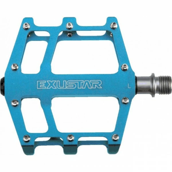 Exustar E-PB525 MTB / BMX Plattformpedal Blau 3 Exustar E-PB525 MTB / BMX Plattformpedal Blau