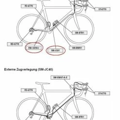 Shimano Ultegra Di2 Batteriehalterung SM-BMR1, Extern/ Long -Matrix-Laden image ZA SH 0032 2 600x600