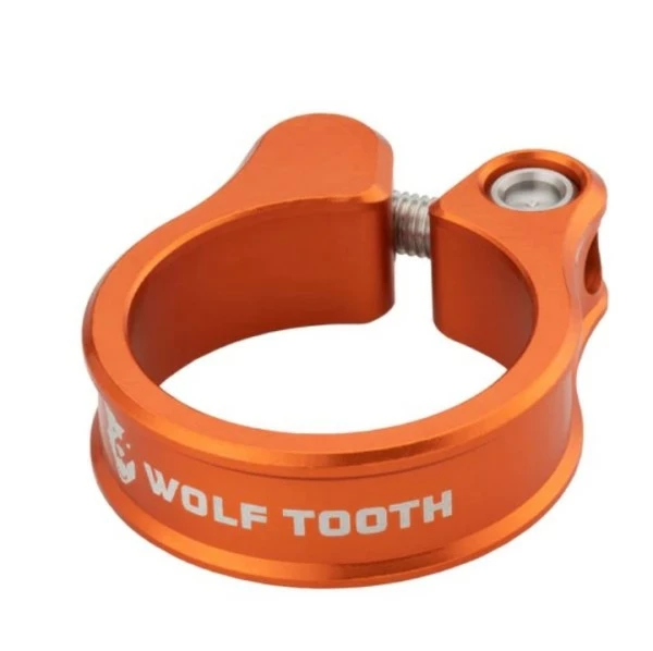 Wolf-tooth Wolf Tooth Seatpost Clamp 31,8mm Orange 3 Wolf-tooth Wolf Tooth Seatpost Clamp 31,8mm Orange
